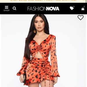 Fashion nova Party like animals mini dress New